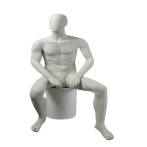 Sitting Male Mannequin for Garment Shop & Fashion Retail Display