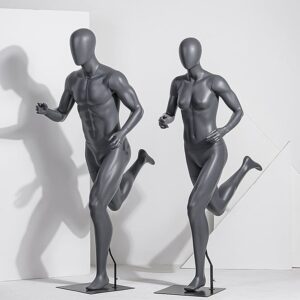 Running Male Mannequin for Sportswear & Activewear Retail Display