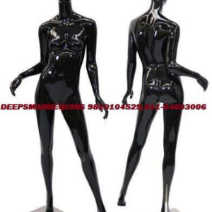 Black Female Fiberglass Mannequin for Retail Display