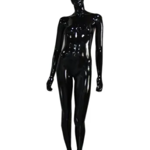 Black Female Fiberglass Mannequin for Retail Display