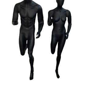 Black Display Male Mannequin for Garment Shops & Fashion Showrooms