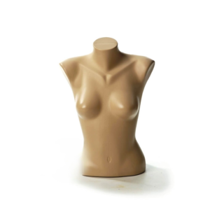 Skin Bust Mannequin for Women's Apparel & Boutique Display